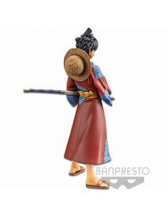 ONE PIECE . FIGURA MONKEY D LUFFY 16CM GRANDLINE DXF FIGURE WANOKUNI 2
