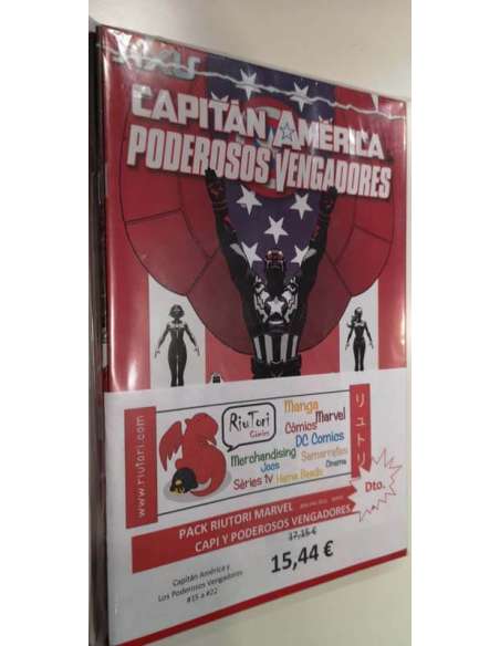 PACK RIUTORI MARVEL. CAPI Y PODEROSOS VENGADORES