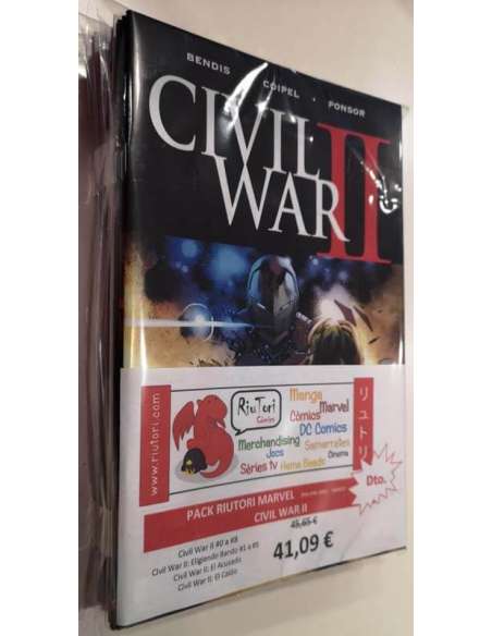 PACK RIUTORI MARVEL. CIVIL WAR II