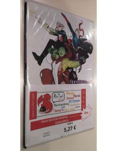 PACK RIUTORI MARVEL. DESGARROS