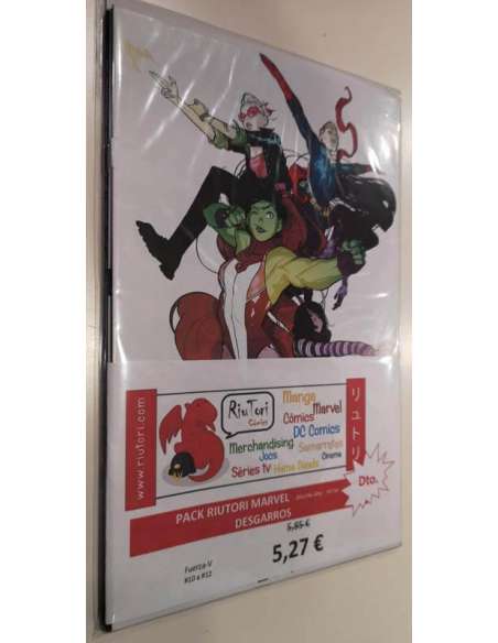 PACK RIUTORI MARVEL. DESGARROS