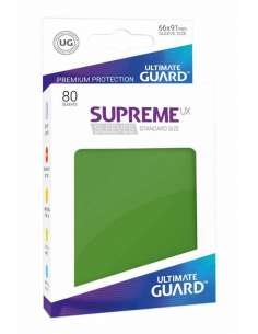 FUNDAS CARTAS. SUPREME UX VERDE (80 UN) 66X91MM