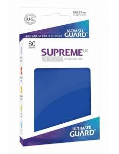 FUNDAS CARTAS. SUPREME UX AZUL (80 UN) 66X91MM